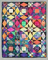 Hurricane - This quilt was originally made by John Flynn.  I saw a picture of it in the magazine and decided I had to duplicate it.