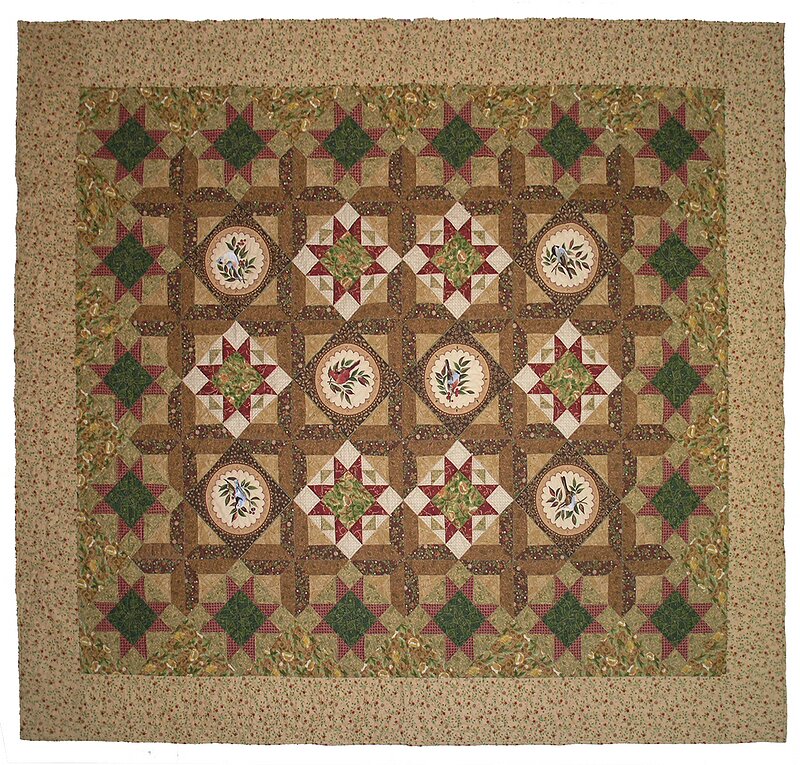I gave this quilt as a wedding gift for Trish and Carl